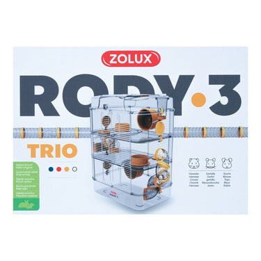 Rody 3 Trio Rodent Cage - Banana Yellow